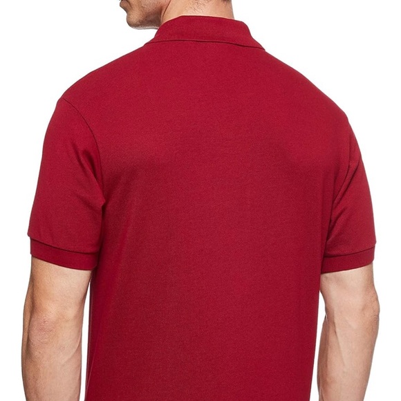 🐊NWT Lacoste Men's Short Sleeved Ribbed Collar Shirt - Picture 2 of 4